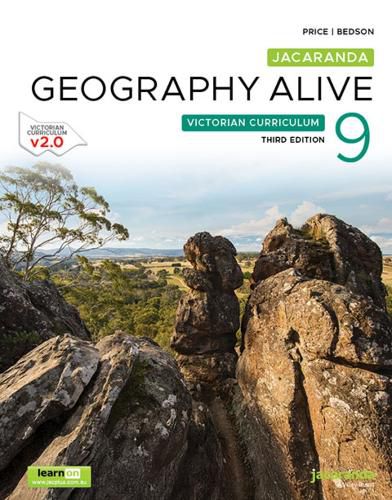 Cover image for Jacaranda Geography Alive 9 Victorian Curriculum, 3e learnON and Print