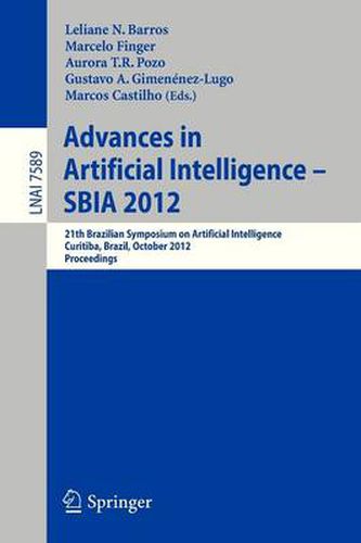 Cover image for Advances in Artificial Intelligence - SBIA 2012: 21st Brazilian Symposium on Artificial Intelligence, Curitiba, Brazil, October 20-25, 2012, Proceedings