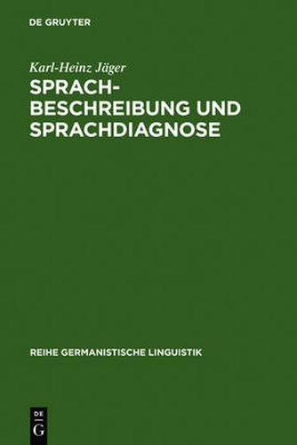 Cover image for Sprachbeschreibung und Sprachdiagnose