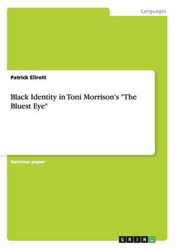 Cover image for Black Identity in Toni Morrison's The Bluest Eye