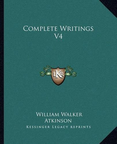 Cover image for Complete Writings V4