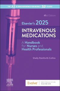 Cover image for Elsevier's 2025 Intravenous Medications