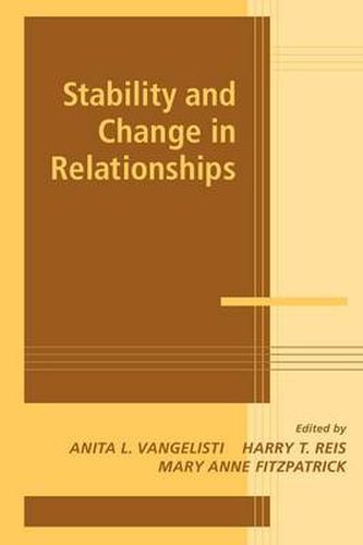 Cover image for Stability and Change in Relationships