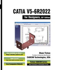 Cover image for CATIA V5-6R2022 for Designers, 20th Edition