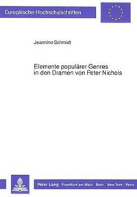 Cover image for Elemente Populaerer Genres in Den Dramen Von Peter Nichols