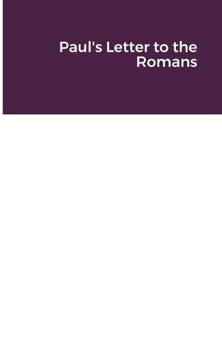 Cover image for Paul's Letter to the Romans