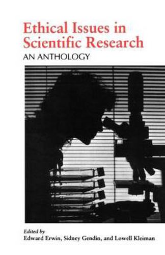 Cover image for Ethical Issues in Scientific Research: An Anthology