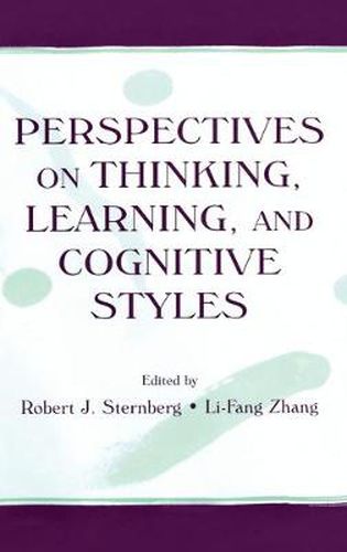 Cover image for Perspectives on Thinking, Learning, and Cognitive Styles