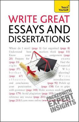 Cover image for Write Great Essays and Dissertations: Teach Yourself