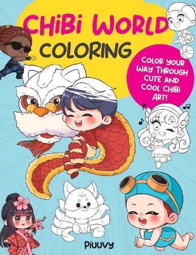 Cover image for Chibi World Coloring: Volume 2