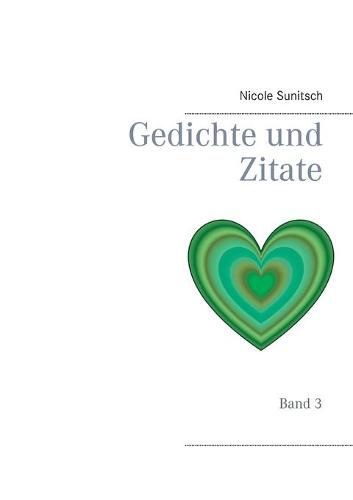 Cover image for Gedichte und Zitate: Band 3