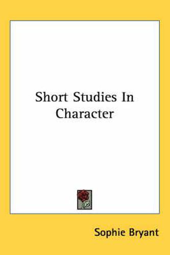 Cover image for Short Studies in Character