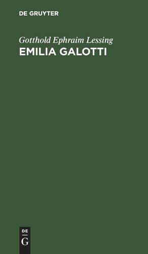 Cover image for Emilia Galotti