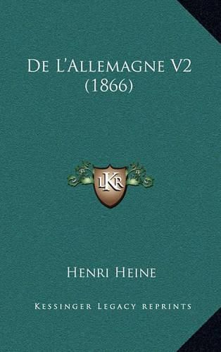 Cover image for de L'Allemagne V2 (1866)