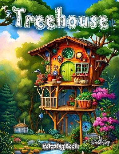 Cover image for Treehouse Coloring Book