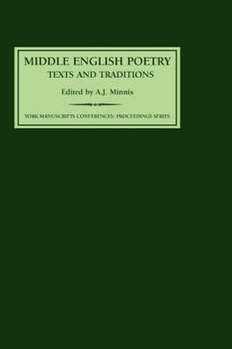 Cover image for Middle English Poetry: Texts and Traditions
