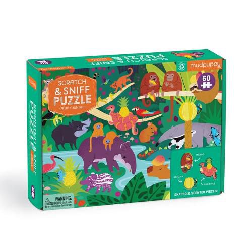 Cover image for Fruity Jungle 60 Piece Scratch and Sniff Puzzle