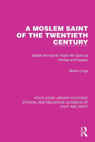 Cover image for A Moslem Saint of the Twentieth Century