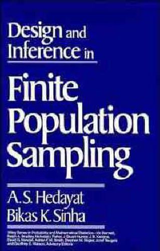 Cover image for Design and Inference in Finite Population Sampling