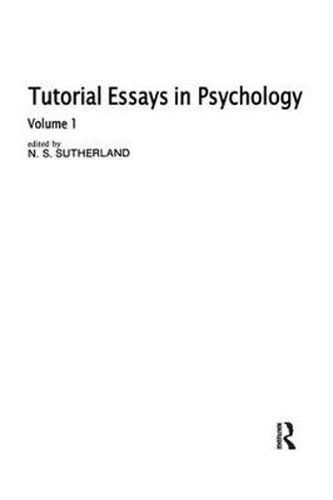 Cover image for Tutorial Essays in Psychology: Volume 1