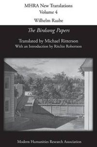 Cover image for Wilhelm Raabe: 'The Birdsong Papers