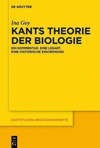 Cover image for Kants Theorie der Biologie