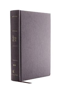 Cover image for The NIV, Open Bible, Hardcover, Gray, Red Letter, Comfort Print: Complete Reference System