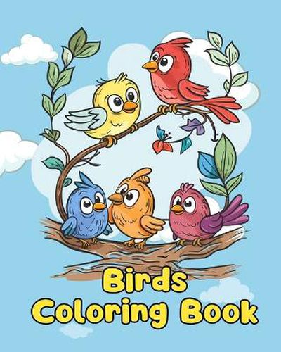 Cover image for Birds Coloring Book