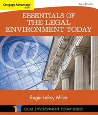 Cover image for Cengage Advantage Books: Essentials of the Legal Environment Today