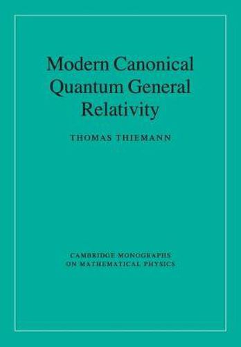 Cover image for Modern Canonical Quantum General Relativity