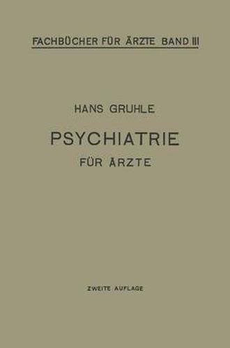Cover image for Psychiatrie Fur AErzte