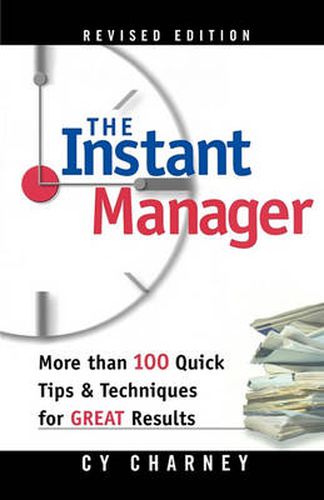 Cover image for The Instant Manager Rvsd EDN