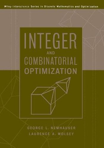 Cover image for Integer and Combinatorial Optimization