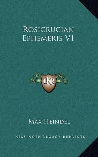 Rosicrucian Ephemeris V1