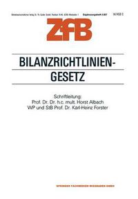 Cover image for Bilanzrichtlinien-Gesetz