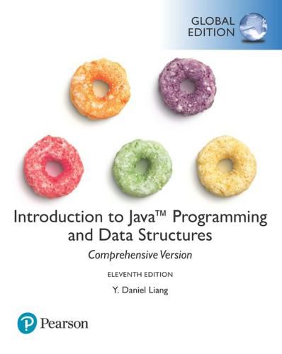 Cover image for Introduction to Java Programming and Data Structures, Comprehensive Version, Global Edition