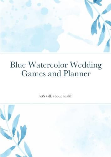 Cover image for Blue Watercolor Wedding Games and Planner