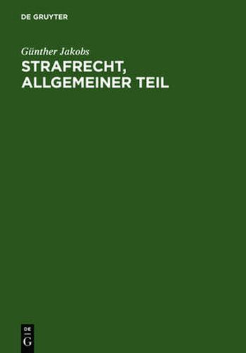 Cover image for Strafrecht, Allgemeiner Teil