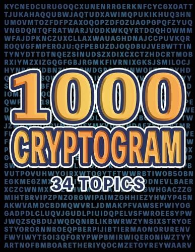 Cover image for 1000 Cryptogram Puzzle Book