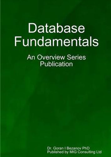 Cover image for Database fundamentals