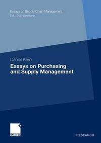 Cover image for Essays on Purchasing and Supply Management