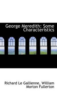 Cover image for George Meredith