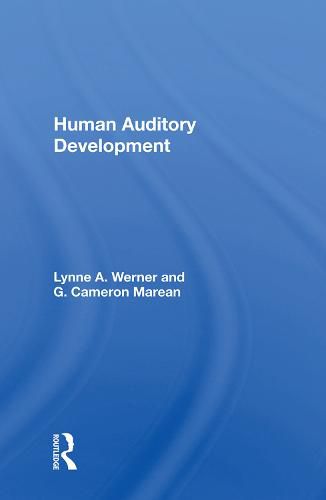 Cover image for Human Auditory Development