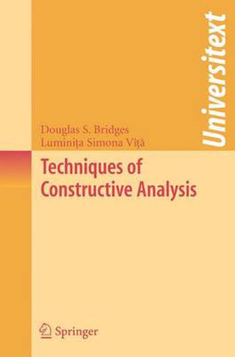 Cover image for Techniques of Constructive Analysis