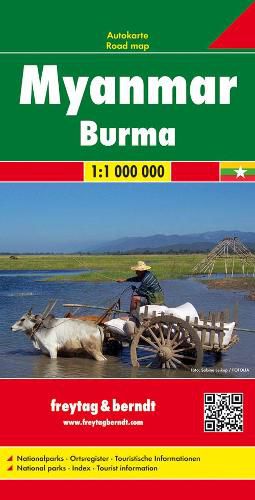 Cover image for Myanmar - Burma Road Map 1:1 000 000