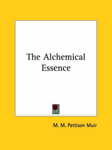 Cover image for The Alchemical Essence