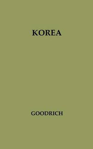 Cover image for Korea: A Study of U.S. Policy in the United Nations