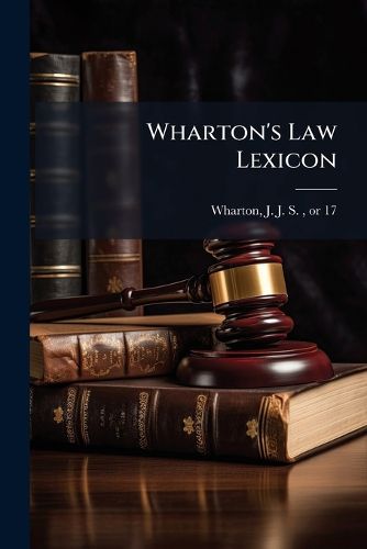 Cover image for Wharton's Law Lexicon