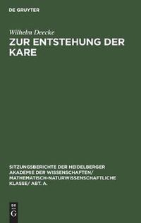 Cover image for Zur Entstehung Der Kare