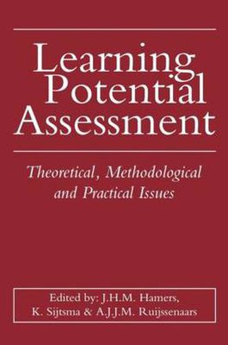 Cover image for Learning Potential Assessment: Theoretical, Methodological and Practical Issues